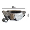 thumbnail image 2 of Cool Sequin Laser Running Riñonera con correas ajustables para mujeres o hombres, correr, viajar Zhivalor  CPB-DE-SSW1507-5, 2 of 5