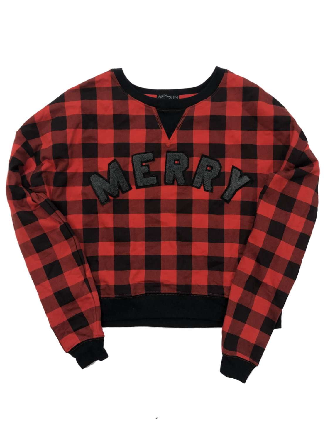 Junior Womens Red \u0026 Black Buffalo Plaid 
