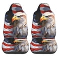 thumbnail image 2 of KAKALAD Usa Patriotic American Flag Eagle 07 Car Accessories Seat Covers Set Vehicle Seat Covers Universal Front Seats Protector 2 Pcs, 2 of 9