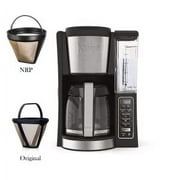 Gold Tone Permanent Coffee Filter, Reusable Cone Shaped, No Paper Filter Needed, Fits Coffee Makers Series