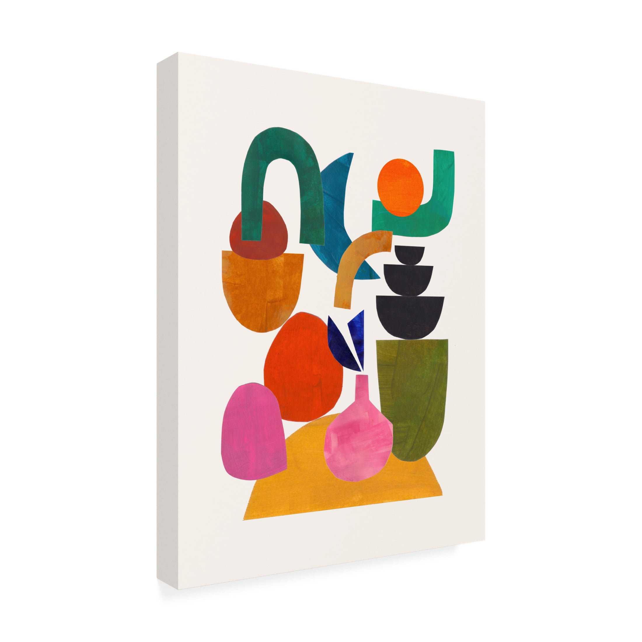 Trademark Fine Art Ejaaz Haniff  Happily Stacked Canvas Wall Art