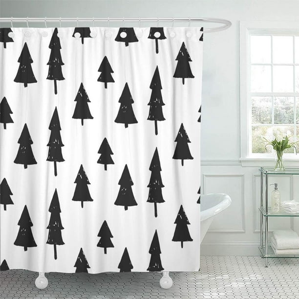 KSADK Abstract Scandinavian Christmas with Geometric Rough Trees in