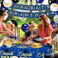 thumbnail image 3 of Suknil Graduation Decorations, 227 PCS Class of Graduations 2026 Decorations Blue Graduation Plates, 3 of 7