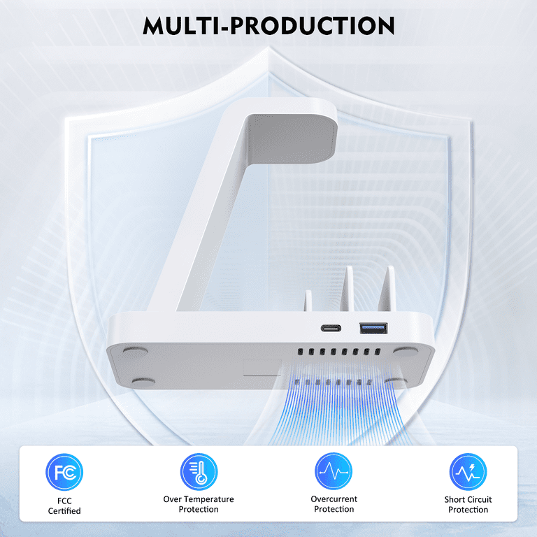 Five-in-One Wireless Charging Station White photo 5