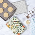 thumbnail image 5 of Yayeee Pot Holders Kitchen Heat Resistant with Pocket 7"x9.8" Cotton Oven Cooking Hot Pads, Green Floral Pattern, 5 of 7