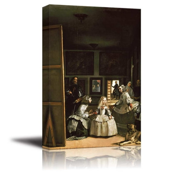 wall26 - Las Meninas(The Maids of Honour) by Diego Velazquez - Canvas Print Wall Art Famous Oil Painting Reproduction - 32" x 48"