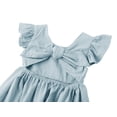 thumbnail image 4 of Vestido Dutebare para niñas pequeñas, algodón y lino, con volantes 90, 4 of 6