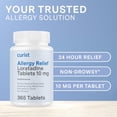 thumbnail image 6 of Curist Allergy Relief Loratadine 10 mg 365 Ct Tablets | Non-Drowsy 24 Hour Antihistamine Allergy Medicine for Adults | Compare to Claritin & Alavert, 6 of 10