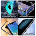 thumbnail image 3 of Funda magnética compatible con Huawei Mate 20 Pro, cubierta protectora de vidrio templado transparente de doble cara, 3 of 5