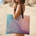 thumbnail image 5 of Colorful Tie Dye Vortex Waterproof Picnic Blanket with Foldable Zipper, Suitable for Outdoor Use, Suitable for Travel, Camping, Beaches, Parks, Grasslands, Picnic Blanket Accessories, 5 of 8
