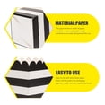 thumbnail image 4 of OULII Disposable Popcorn Holders Mini Rectangular Design for Birthday Party 11.0x7.5x5.5in 24-Pcs, 4 of 5