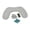 Gray, variant on TOOYFUL U Shape Arm Rest Arm Rest Cushion Nail Arm Rest Stand Detachable Stand Metal Stand for Personal Women Nails Supplies Home DIY Black