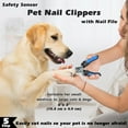 thumbnail image 6 of General 7 in 1 Pet Grooming Kit - Dog&Cat Comb, Deshedding Brush, Nail Clipper with File, Bath Brush - Premium Pet Supplies (Blue), 6 of 14