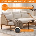 thumbnail image 3 of 24 Pzas de Elevadores de Muebles con Fondo Antideslizante, Elevadores de Mesa Ajustables, Levantador de Cama Apilable, Bloques de Elevación de Cama Versátiles, Plástico Negro, 3 of 12