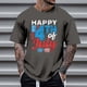 thumbnail image 1 of Tops para hombre, blusas y camisas de cuello redondo y manga corta para hombre, tops casuales de cuello redondo y manga corta con estampados especiales para hombre., 1 of 5