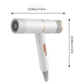 thumbnail image 3 of JingChun Hair Dryer,Negative Ionic Blow Dryer Brushless Motor for Fast Drying,High-Speed Low Noise thermo-Control Hairdryer with Nozzle,for Home,Travel, 3 of 9
