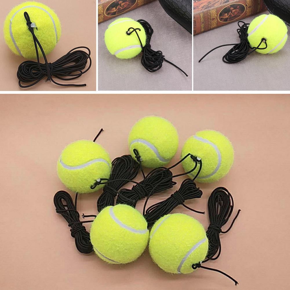 Rubber Tennis Ball Trainer Tennis Ball with String Replacement