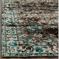 thumbnail image 3 of SAFAVIEH Classic Vintage Shavonne Abstract Area Rug, Teal/Beige, 4' x 6', 3 of 8
