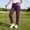Purple, variant on WPPGONE Golf Pants for Women Elastic Waisted Slim Fit Comfortable Straight Leg Bottoms Athletic Outdoor Trousers with Pockets,XL