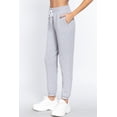 thumbnail image 4 of Simply Fashion Inner Brushed FLEECE FRENCH TERRY Jogger ,hgrey,medium, 4 of 4
