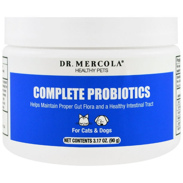 Dr. Mercola Complete Probiotics For Cats Dogs 3.17 oz 90 g