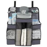 L.A. Baby Diaper Caddy and Nursery Organizer for Baby's Essentials - Gray