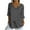 Black-3/4 sleeve tops for women, variant on AnuYalue Summer Tops for Women V Neck 3/4 Length Sleeve Shirt Cute Polka Dots Blouses Loose Fit T-Shirt