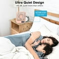 thumbnail image 5 of Desk Fan Battery Operated, Portable USB Rechargeable Fan - Pink, 5 of 7