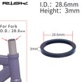 thumbnail image 2 of Ciclismo Anillo de junta espaciadora de auriculares de bicicleta de fibra de carbono 1-1/8 pulgadas 286 mm (3 mm) Ehuebsd Para estrenar, 2 of 8