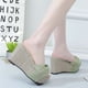 thumbnail image 4 of Zapatos de plataforma de cuña de verano para mujer, zapatillas de tacón alto con plataforma para pies Wmkox8yii hj789, 4 of 7