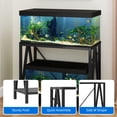 thumbnail image 6 of Dextrus W-Shape 10-40 Gallon Double-Layer Storage Metal Fish Tank Stand, 500 Lbs Capacity, Black, 6 of 10