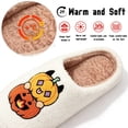 thumbnail image 3 of BERANMEY Halloween Slippers for Women Perfect Soft Plush Comfy Warm Slip-On Cute Womens Slippers Indoor Fluffy House Slippers for Women and Men Non-slip Fuzzy Flat Slides, 3 of 9