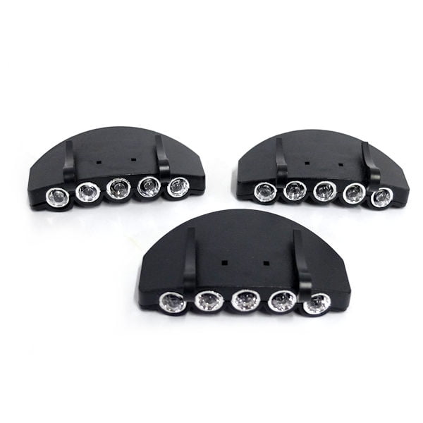 5LED Visor Lights, Set of 3 Head lamps