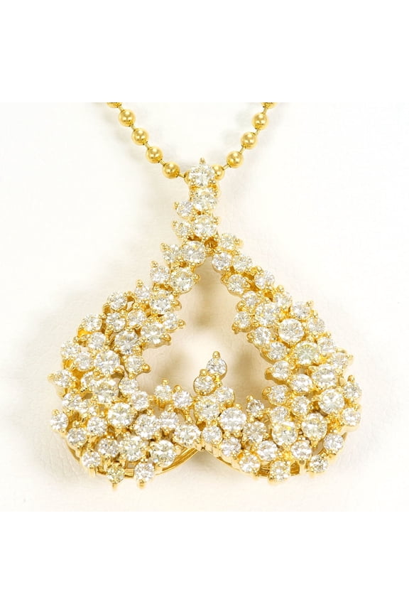 Pre-Owned 18K (18-karat) Yellow Gold Necklace with 2.08ct Diamonds, Total Weight 11.2g, 41cm...