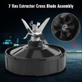 thumbnail image 3 of 1000W 1500W Blender Juicer Replacement Juice Extractor Bottom Blade Assembly with 7 Fins, 3 of 5