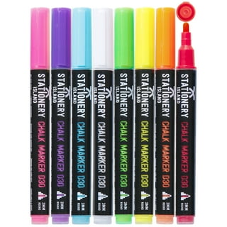Chalky Crown Metallic Liquid Chalk Markers - Dry Erase Marker Pens