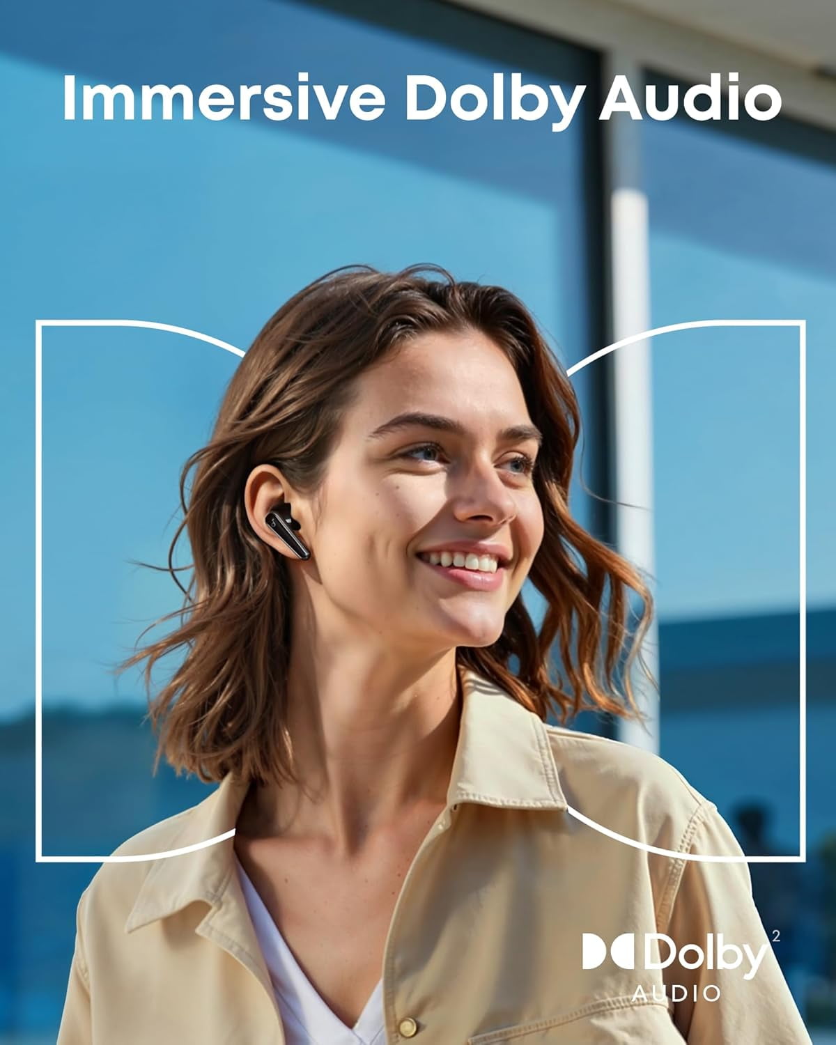 Soundcore Liberty 5 Noise-Cancelling Wireless Earbuds, Adaptive ANC, 2x Voice Reduction, 6-Mic AI Clear Calls, Dolby Audio, Fast Charging