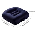 thumbnail image 5 of Auto Booster Cushion Car Seat Cushion Seat Corrector Cushion Breathable Mesh Portable Perfect for Car Office Used All Year Roundnavy, 5 of 5