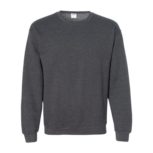 Gildan - Sudadera con cuello redondo Modelo Heavy Blend Unisex niño niña (Paquete de 2) (Gris oscuro)