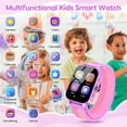 thumbnail image 2 of Eurhowing 1.83" Smart Watch for Kids 3-12, 30 Games, Habit Tracking, Music Player, Video, Alarm Clock, HD Touchscreen, Educational Toys Birthday Christmas Gifts for Boys Girls, Purple, 2 of 8