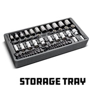 Powerbuilt 81 Piece Solutions Socket and Bit Set for Specialty and Damaged Fasteners - 642568