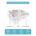 thumbnail image 4 of Twin Quilt Bedding Set, Red Yellow Snowflake Christmas Reversible Summer Quilt 3 Pieces, Xmas Snowflake Winter Lightweight Bedspreads Coverlets with 2 Pillow Shams for All Seasons, 4 of 5