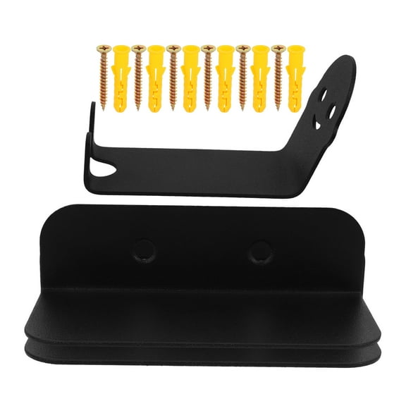 LIOOBO 3Pcs Bike Wall Mount Black Steel Heavy Duty Storage Rack for Bikes