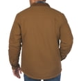 thumbnail image 4 of The American Outdoorsman Sherpa Lined Twill Jacket - Men's Winter Jacket with Corduroy Collared Snap Closure (Caramel, XXL), 4 of 8