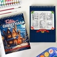 thumbnail image 4 of LBKHOUSE Festive Christmas Coloring Book Spiral Bound for Adults, Premium Cover, 4 of 6