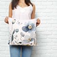 thumbnail image 2 of Spring Blue Floral Pillow Covers 18x18 Inch Decorative Throw Pillow Cover, Country Garden Wildflowers Botanical Sofa Pillowcases Accent Cushion Case Home Decor Bedroom Living Room, 2 of 6