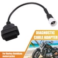 thumbnail image 2 of Unique Bargains 3 Pin to OBDII OBD Cable Cord Diagnostic Adapter Cable Motorcycle OBD2 Scanner Diagnostic Cable Adapter, 2 of 6