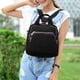 thumbnail image 5 of Bolso bandolera para mujer Mochila de viaje de nylon multifuncional Bolsos (Negro), 5 of 8