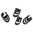 thumbnail image 4 of Fingertip Picks, Wide Application Guitar Finger Pick 4pcs Good Protection  For Ukulele Black, 4 of 8