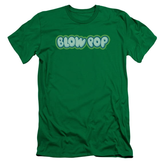 Tootsie Roll Blow Pop Logo S/S Adult 30/1 T-Shirt Kelly Green